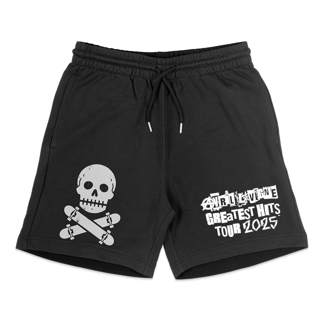 Greatest Hits Tour 2025 Black Shorts - Avril Lavigne
