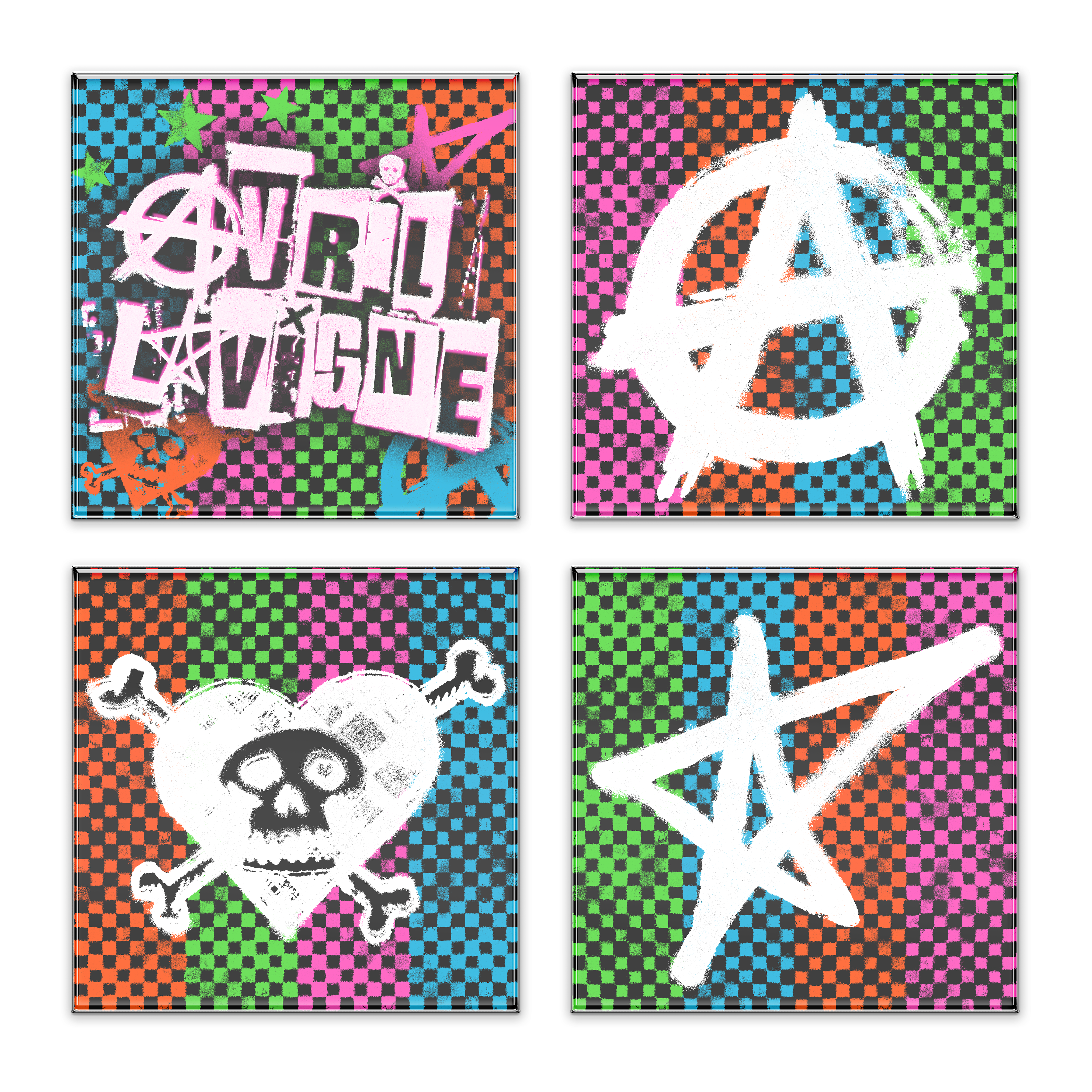 Coaster Set - Avril Lavigne