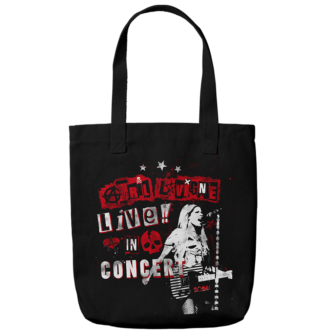 Avril Lavigne Greatest Hits Tour Tote Bag - Avril Lavigne Avril Lavigne Greatest Hits Tour Tote Bag - Avril Lavigne