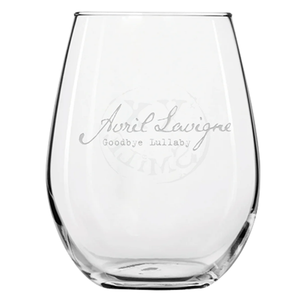 Avril Lavigne - Goodbye Lullaby Wine Glass Set
