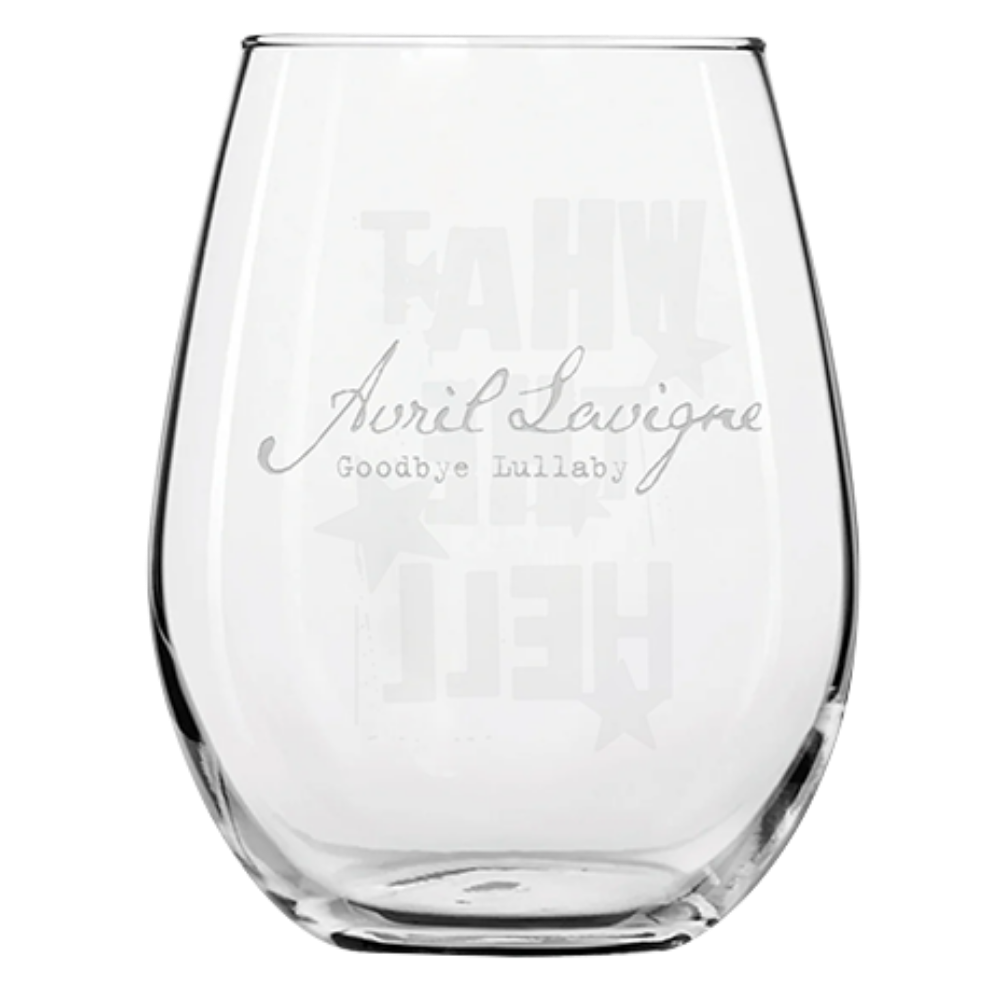 Avril Lavigne - Goodbye Lullaby Wine Glass Set