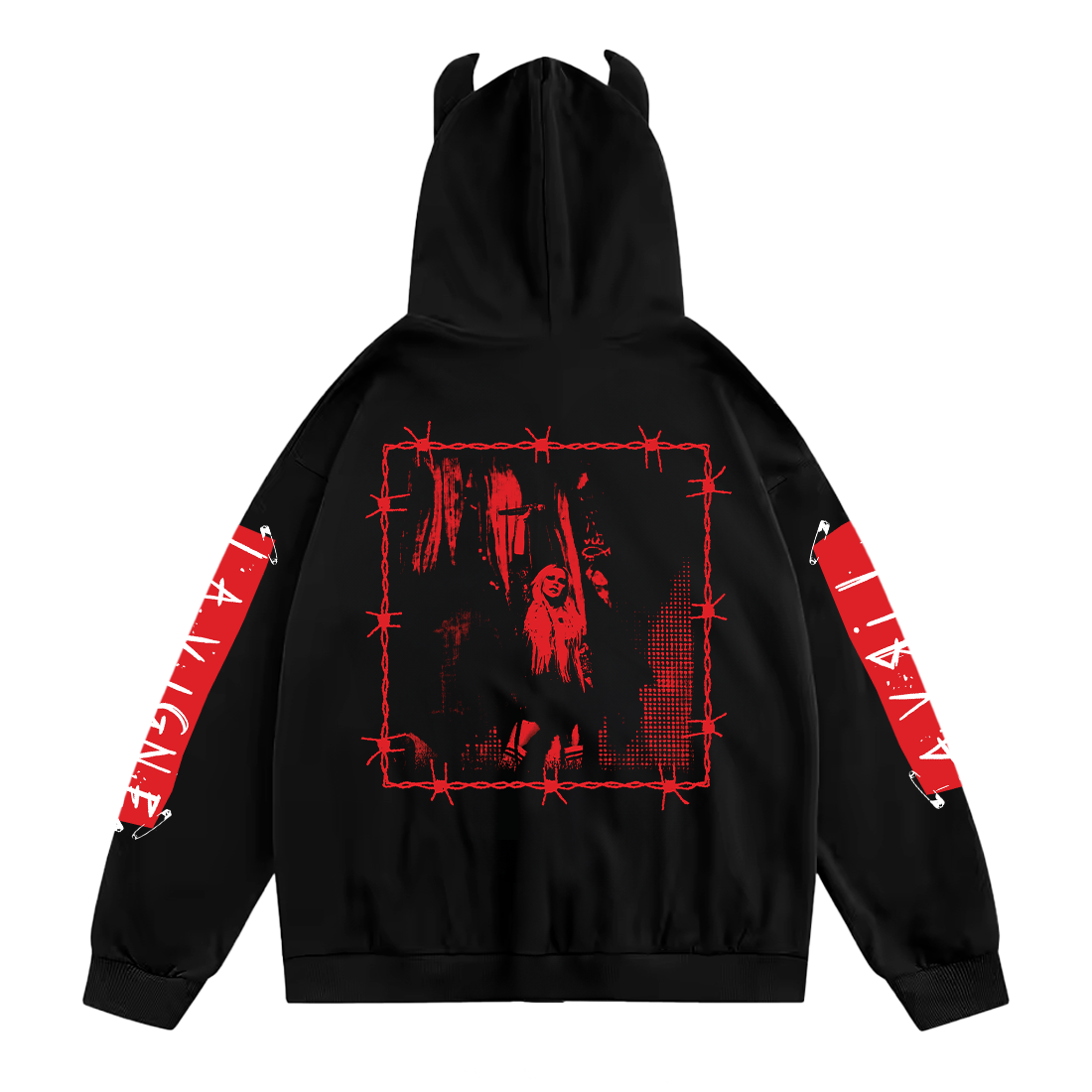 Avril Lavigne - PHOTO DEVIL HORN HOODIE