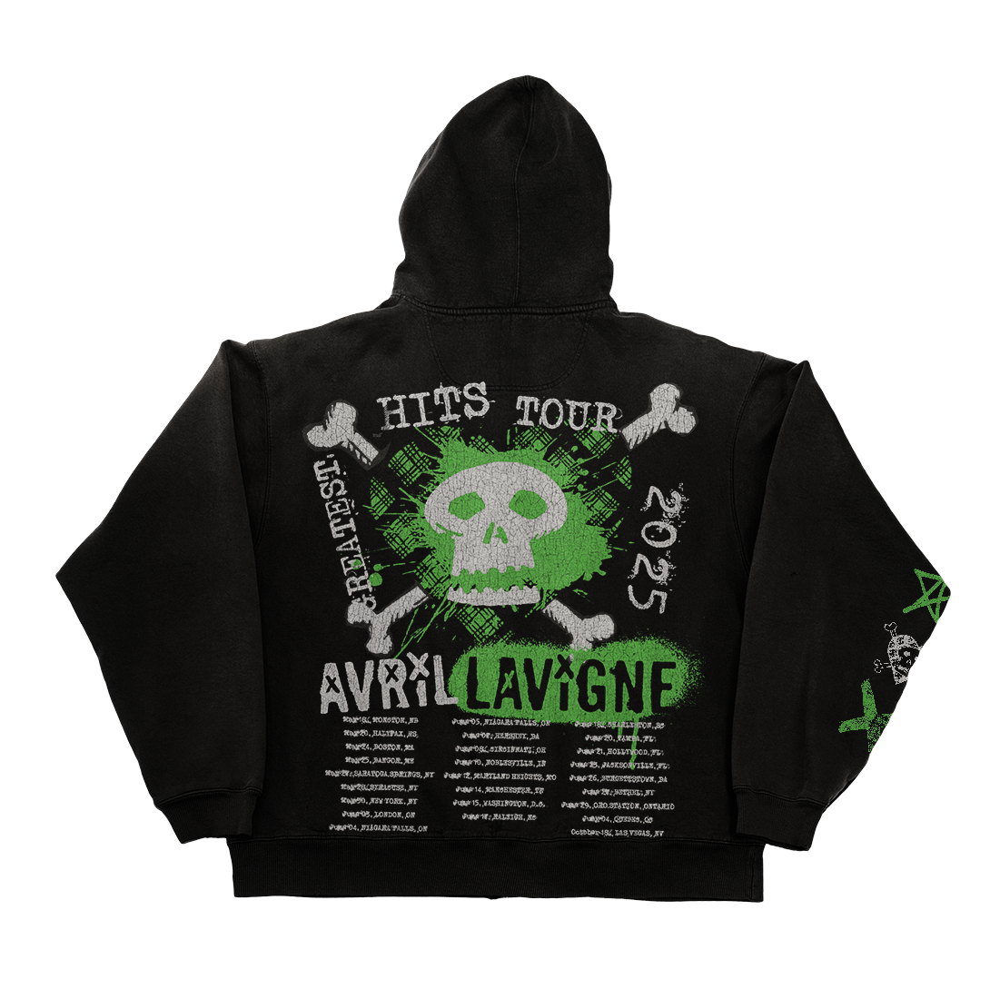 Avril Lavigne - Greatest Hits 2025 Tour Zip Up Hoodie (D2C Exclusive)