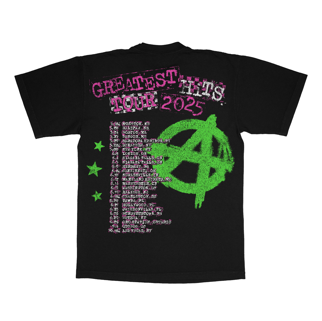 Avril Lavigne - Greatest Hits 2025 Tour Tee (D2C Exclusive)