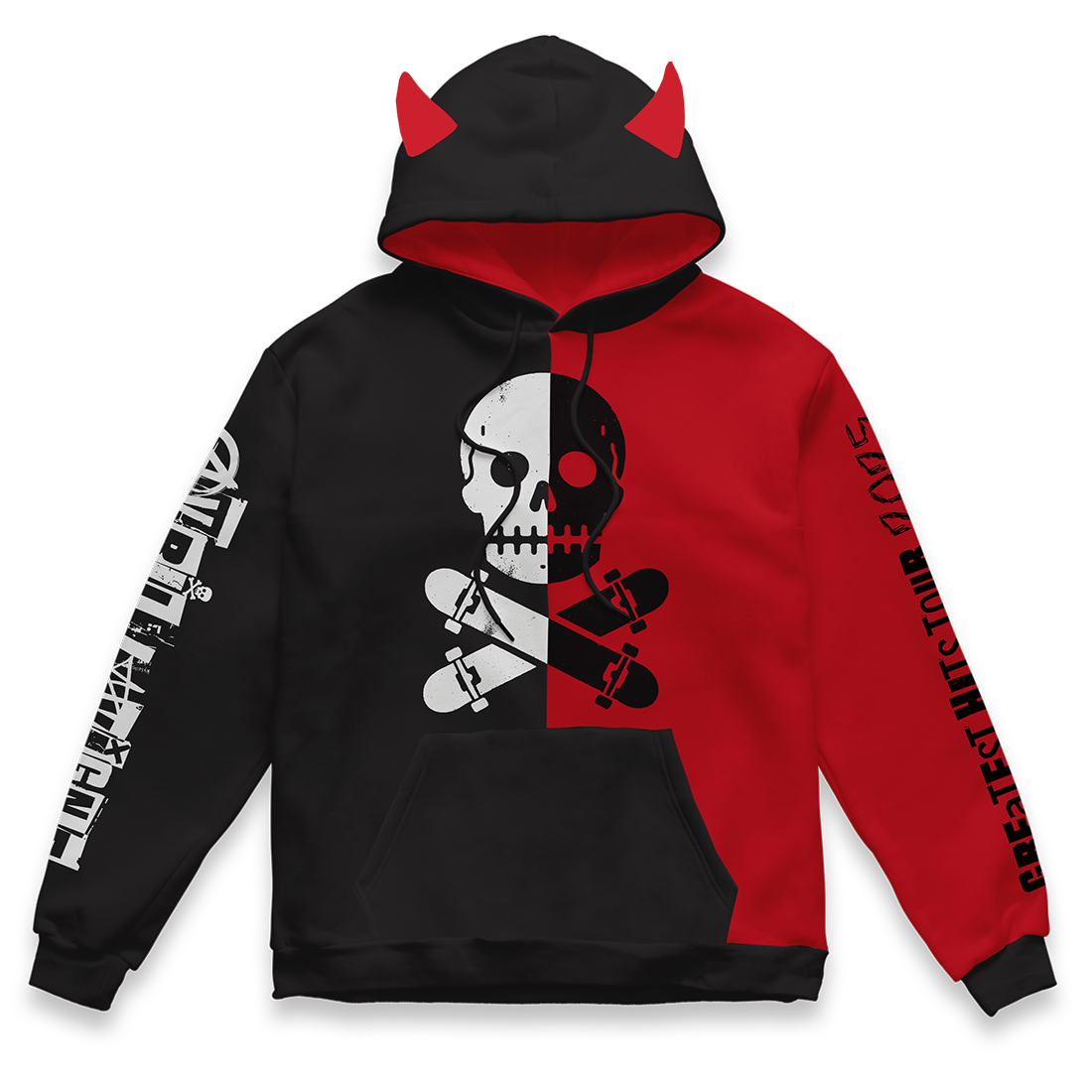 Avril Lavigne - Greatest Hits Tour 2025 Split Devil Hoodie