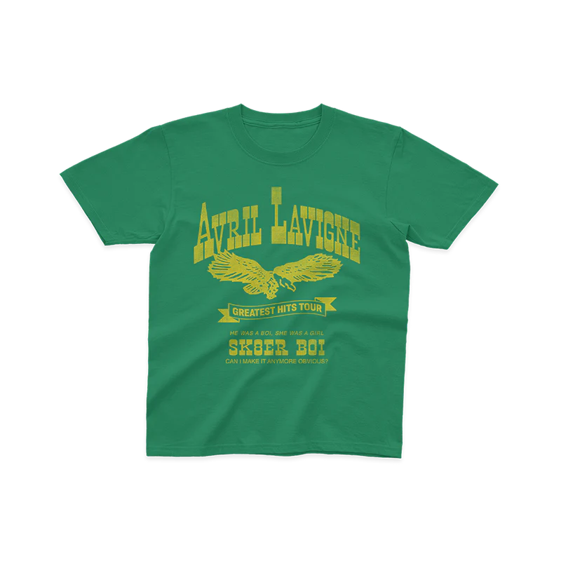 Avril Lavigne - Youth Sk8er Boi Green Tee